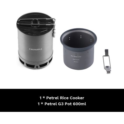 Cuiseur à riz ultra-léger et portable, parfait pour la cuisine en plein air, capacité de 300 ml, idéal pour le camping et les randonnées. (1/5)