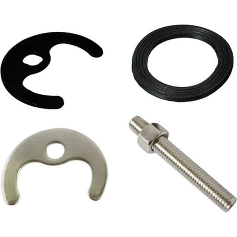 Fixation De Rechange Robinet De Kit,Remplacement Mitigeur Lavabo Fixation,Fixation En Fer À Cheval Écrou,Montage Monotrou Robinet Avec Vis,Supports De Fixation Évier, (1/5)