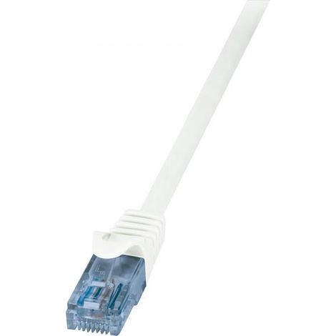 Cavo patch LogiLink CP3031U Cat.6A U/UTP da 1 m, bianco.