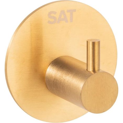 Swiss Aqua Technologies Selbstklebender Wandhaken aus Edelstahl, gebürstetes Gold (HACEKNALEP1KBZ)