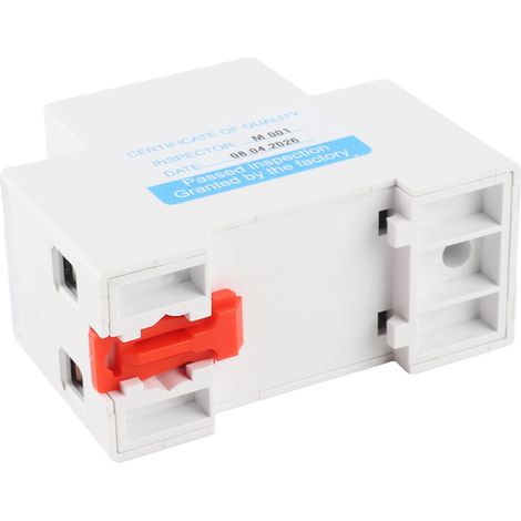 Compteur d'énergie électrique monophasé sur rail DIN écran LCD numérique 5-80A 50Hz électronique compteur kWh moniteur de consommation DDM15SC (1/4)