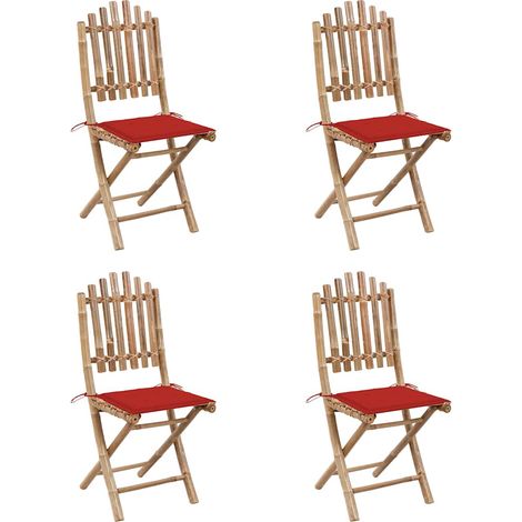 Maison Exclusive - 5-tlg. Garten-Essgruppe mit Kissen Klappbar Ba