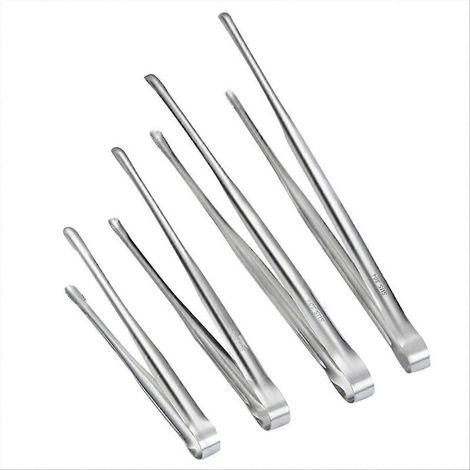 Grillzange aus Edelstahl, Camping- und Küchenutensil, multifunktionale Kochzange zum Grillen und für Mahlzeiten im Freien. (1/5)