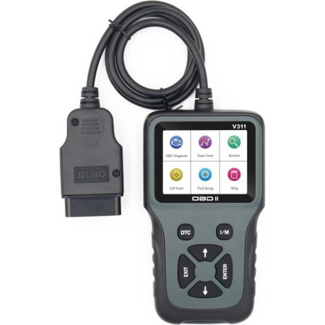 Outil de Diagnostic Voiture Universel Support Français Lecteur et Suppression de Codes d'erreurs Moteur Voiture OBDII (1/5)
