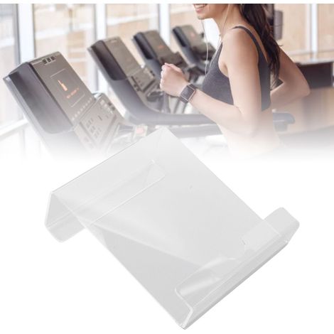 Support de Lecture Transparent pour Machines de Fitness Lecteur Multifonction en Acrylique Léger pour Tapis Roulant, Vélo et Stepper Blanc (1/5)