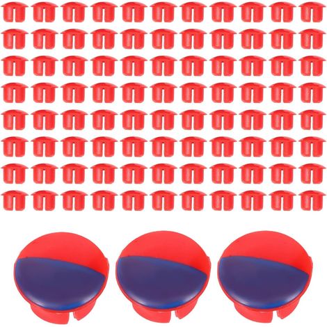200 Pièces Boutons de Robinet Chaud et Froid en Plastique 6, 8 Mm (1/5)