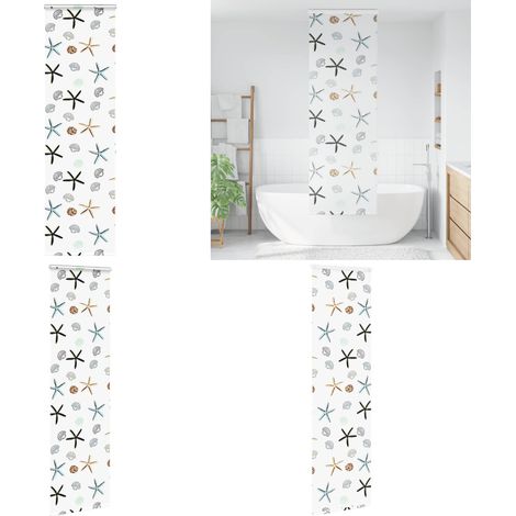 vidaXL Store enrouleur de douche avec cassette largeur du tissu 66 cm (1/5)