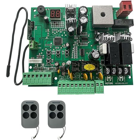 Système de Contrôle de Contrôle Intelligent Universal DC 24V PCB Carte de PCB pour le Panneau de Commande D'Ouvreur de Portes Swing à Bras Doubles Automatiques 2RC (1/5)