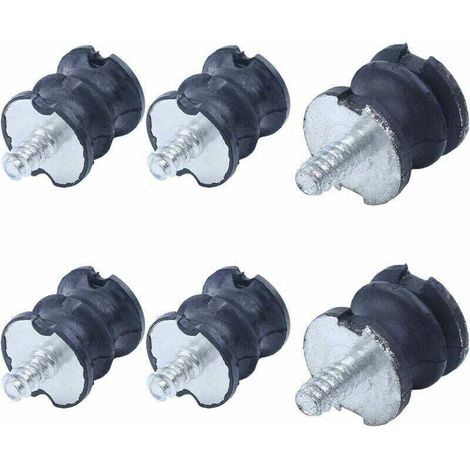 Boccole isolanti Husqvarna in 6 pezzi - Compatibili con 268/272/61/266/Jonsered 625/630/670 - Protezione motore motosega - Durevoli - Per forestali e artigiani -Crezuo
