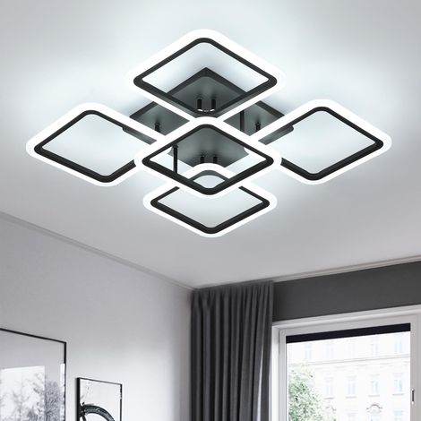Plafonnier LED Moderne, 61W 7000LM Simple Square Lampe de Plafond (1/5)