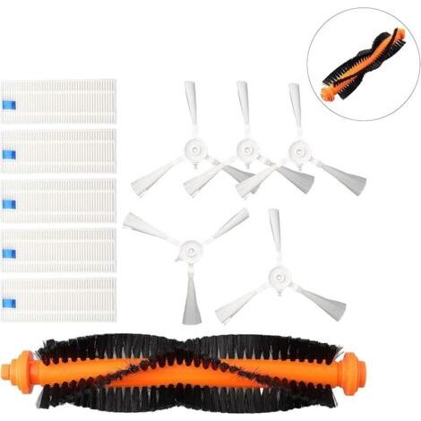 FOREHILL Kit de 16 brosses principales/latérales et de filtre pour X-plorer Serie 50, pour aspirateur robot X-plorer Serie 40 Total Care Co (1/4)