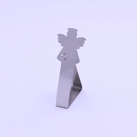 10 Pièces Ange Pince Nappe, Pinces pour Nappe décoratives en Acier Inoxydable épais,Nappe Clips Anti-Glissant,pour Pique-Nique, Barbecue, Mariage,fête (1/5)
