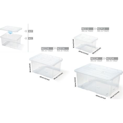 Prosper Plast ncc24 - Tool Box de (60 x 40 x 26,5 cm, 12 pz.)