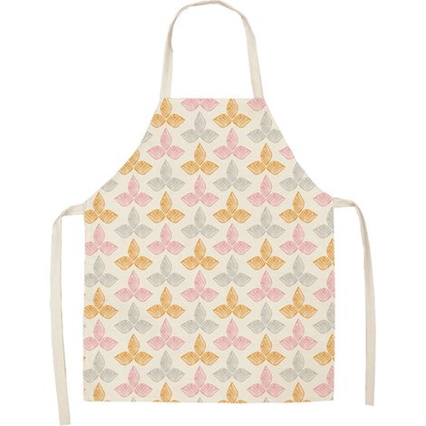 Tablier De Cuisine - Motif Plante Dessin Animé - Imperméable Et Résistant - Pour Cuisson Et Pâtisserie - 1 Pièce (1/2)