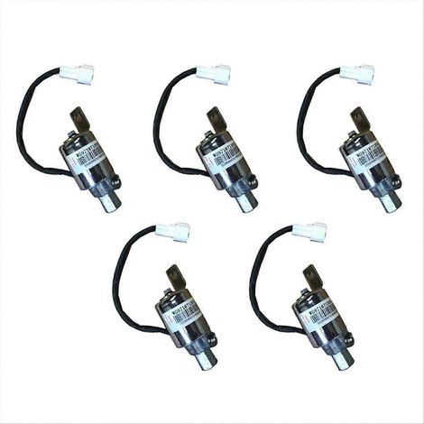 Cinq interrupteurs à électrovanne pour klaxon pneumatique compatibles avec les camions Sinotruk Howo T7H. (1/5)