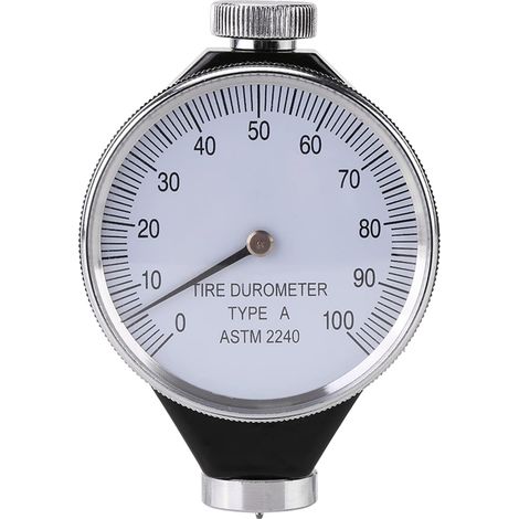 Duromètre Shore A, Duromètres de Pneu en Caoutchouc, Testeur de Dureté Mètre 0-100 HA Appareil de Mesure de Dureté Pneus pour Pneus Caoutchouc Verre Résine Cuir(A Type) (1/5)