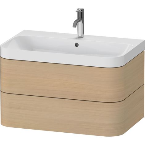 Duravit Happy D.2 Plus c-shaped Set wandhängend,775x490mm, 2