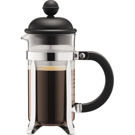 BODUM 1913-01 CAFETIÈRE À PISTON EN VERRE NOIR 19 CM (1/2)