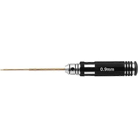 Kit d'outils comprenant une vis hexagonale de 0,9 à 3 mm et un tournevis hexagonal pour drones de course FPV, hélicoptères, avions, voitures, bateaux et pièces de télécommande.