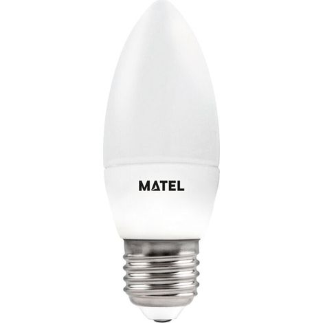Ampoule bougie LED neutre E27 Matel 5w (3 intensités) (1/2)