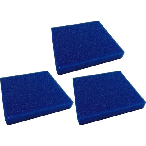 Schaumstoff-Filter / Staubsaugerfilter / Schwammfilter für viele Philips PowerPro Compact Staubsauger wie FC9328 FC9329 FC9330 FC9331 - 3 Stück