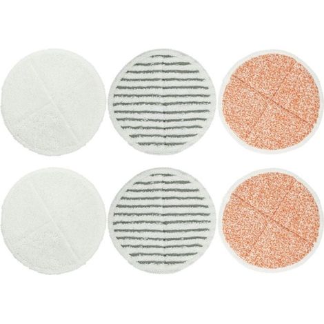 Filiyano-Lot de 6 lingettes de rechange pour balai vapeur Bissell Spinwave 2124 2039 2037 2039A (1/4)