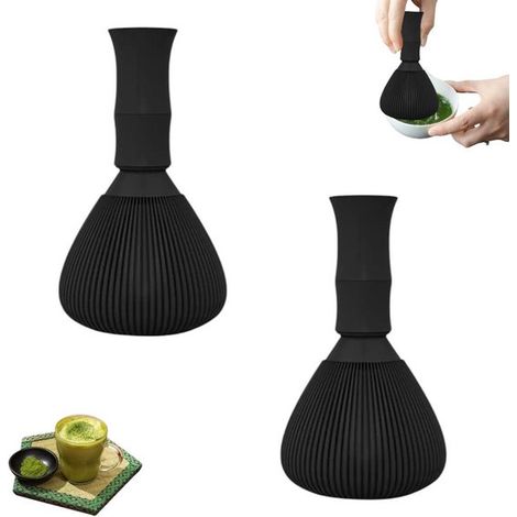 Set da 2 pezzi per fruste da matcha, pennello in resina per matcha, set per il tè matcha, strumento compatto per matcha, frusta per matcha riutilizzabile, utensile da cucina per il tè (1/5)