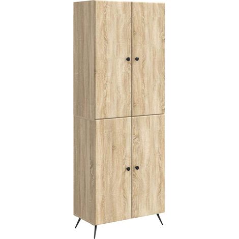 Cabinet Set 2 pcs Sonoma Oak Engineered Wood vidaXL