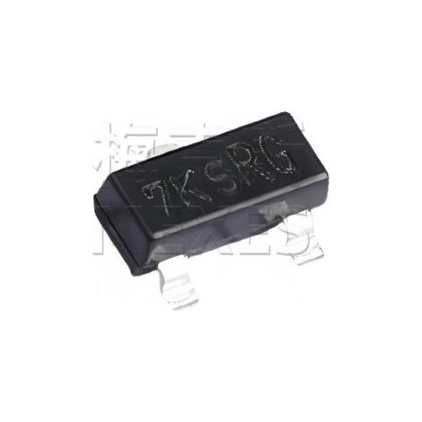 Vishay 2N7002K-T1-E3 SOT-23-3 N-Kanal 60V 300mA MOSFET-Chip, elektronisches Bauteil, 5 Stück.