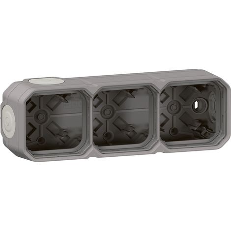 Caja 3P H/V Gris (1/2)