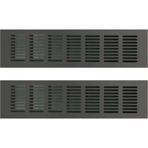 Grilles d'aération rectangulaires pour une ventilation idéale Grilles d'aération rectangulaires 80 x 300mm 2PCS (1/5)