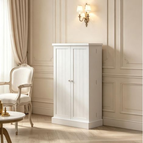 Meuble de cuisine 60 x 30 x 104 cm en MDF blanc DESVIAE (1/5)