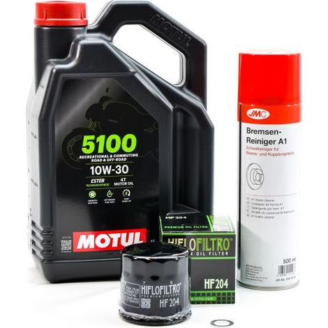 Kit Entretien Vidange Standard pour HONDA ST 1300 Pan European de 2002 à 2017 - MOTUL 5100 10W30 4L