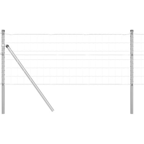 Maison Exclusive - Ground Fix Geschweißter Drahtzaun 25 x 0,4 m (