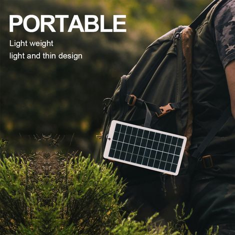 Pannello solare impermeabile IP65 da 4,5 Watt e 5 Volt con caricabatterie in polisilicio ad alta efficienza e porta USB da 5 V per applicazioni marine, camper e altre applicazioni off-grid (1/5)