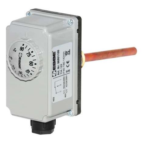 ESBE Tauchthermostat TT-A100 Regelbereich 0 bis 90 °C mit Tauchhülse 1/2" 100mm 86901100