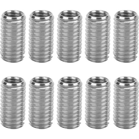 Lot de 10 inserts filetés mâles et femelles, écrous réducteurs, acier inoxydable, outil de réparation, quincaillerie industrielle (1/5)