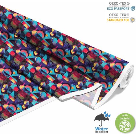 Dekorativer Outdoor-Stoff Oxford - Geometrisches Motiv I DX3369 (1/5)
