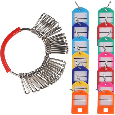 clips transparents double face en plastique de petite taille