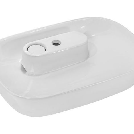 Vasque à poser en céramique blanche - L 60x l 40 cm - Gamme Pola - Livraison gratuite