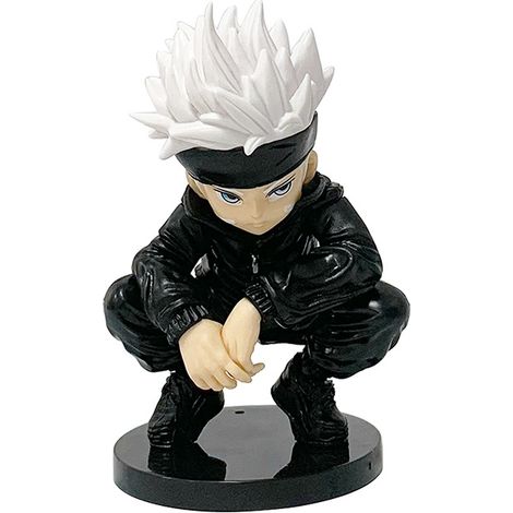 Anime hand Q version of five enlightenment squat doll model ornaments 11.5cm (1/4)