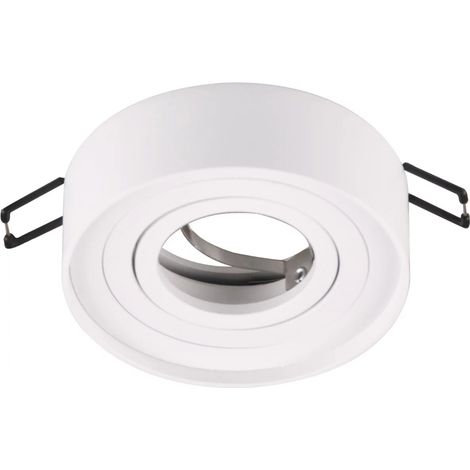Spot encastré blanc orientable MR16 12V Polux GAJA (1/2)