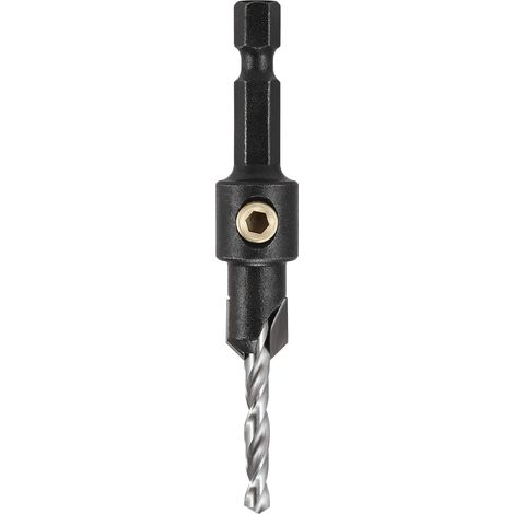 Trend Snappy - Svasatore TCT da 9,5 mm con trapano HSS regolabile da 4 mm, accessorio per cambio rapido, SNAP/CS/4 MMTC (1/4)