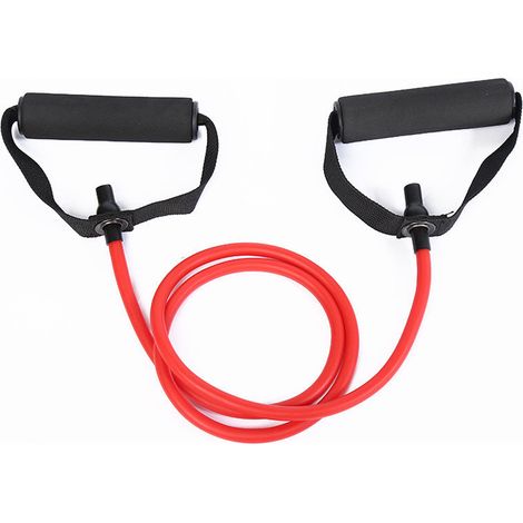 Bandes De Resistance Avec Poignees - Pour Renforcement Musculaire Et Reeducation - 5 Niveaux De Tension - Lot De 5 (1/5)