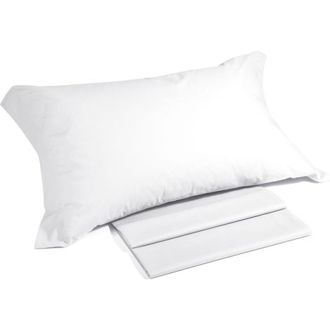 Caleffi - Completo Letto 100% Cotone Composto da Lenzuola Una Piazza e Mezza 190x285 + 1 Lenzuolo con Angoli Coprimaterasso Una Piazza e Mezza 130x200 per Materasso Alto 28 cm + 1 Federa Cuscino 50x80 (1/4)