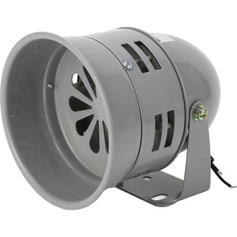 Industrieller Alarmsummer, motorbetriebene Sirene, 120 dB, 40 W, Gehäuse aus Grauguss, elektronisches Bauteil (1/4)