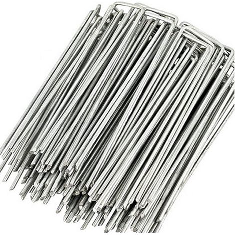 50 piquets d'ancrage en forme de U pour le jardin (1/5)