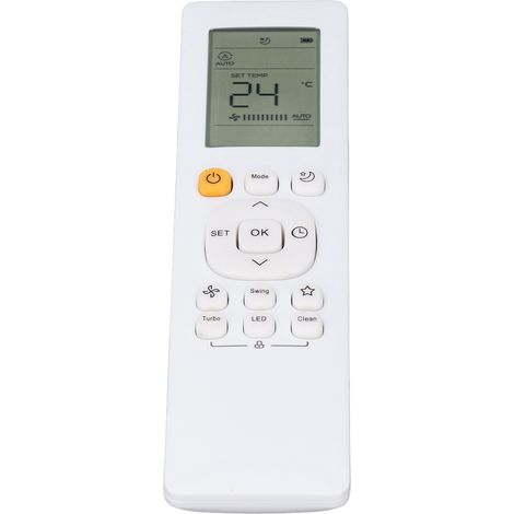 Mando a distancia para aire acondicionado con mango ergonómico y práctico interruptor. Fácil de usar. Mando a distancia de repuesto para aires acondicionados RG10B(D)/BGEF.