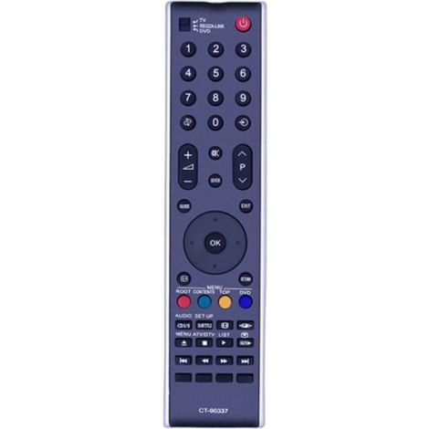 Télécommande Remplacement - Pour Téléviseurs Toshiba - Modèles CT-90337 CT-90288 CT-90287 CT-90310 - 1 Pièce (1/2)