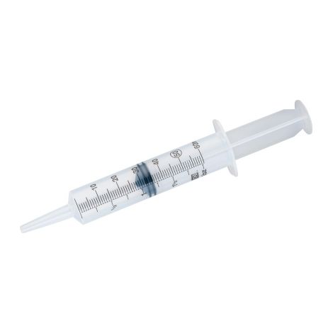 Sam Outillage – Seringue plastique 60ml – Pour colles et résines – Capacité 60ml – Précision d'application – Compatible avec pistolets extrudeurs